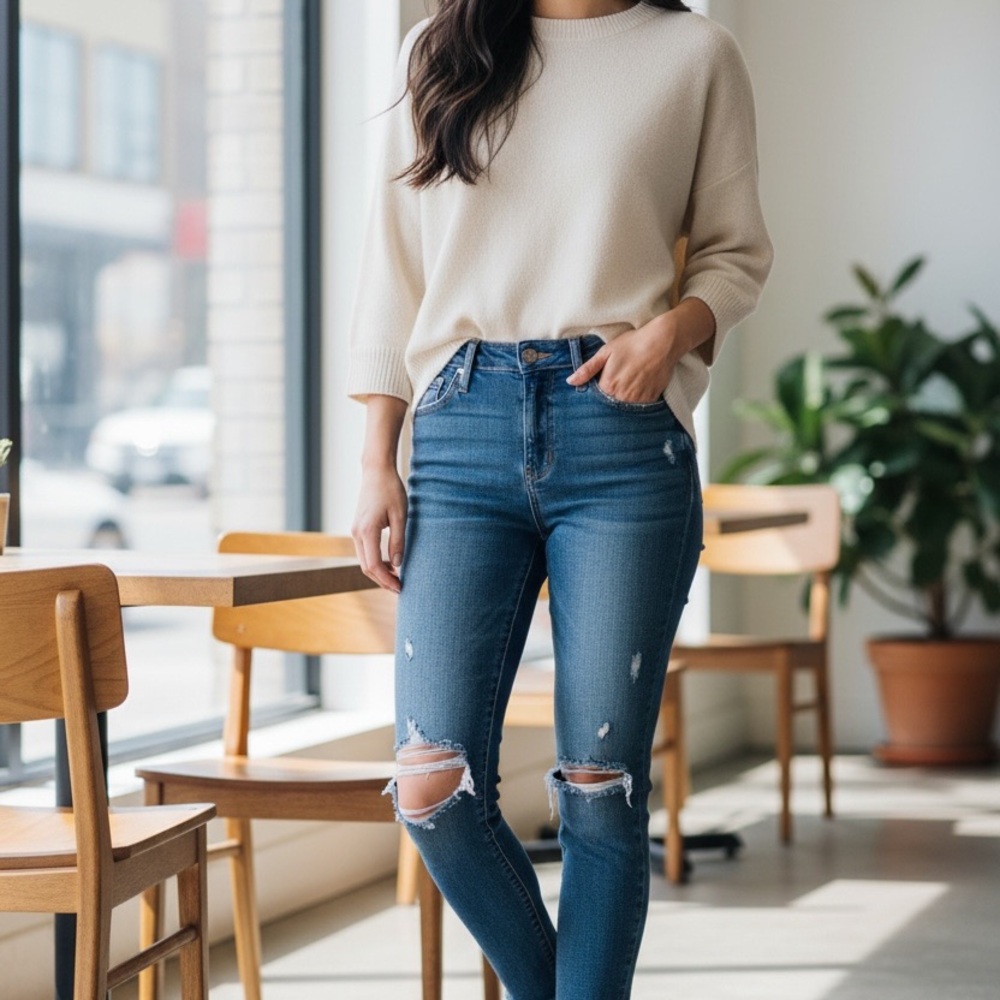 Judy Blue MID RISE VINTAGE CUT OFF JEANS, NWT, SIZE 29